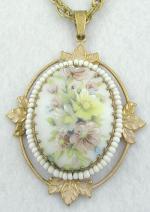 Miriam Haskell - Miriam Haskell Porcelain Necklace