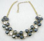 Hobé - Hobe' Black & Clear Rhinestone Necklace