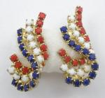 Hobé - Hobé Patriotic Earrings