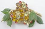 Hobé - Hobé Rhinestone Floral Brooch