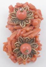 Miriam Haskell - Miriam Haskell Coral Dress Clip